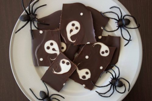 Ghostly Halloween Bark